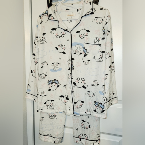 ❌️ [SOLD] Sanrio Kawaii Pochacco Pajama PJ Set Small - Picture 3 of 10